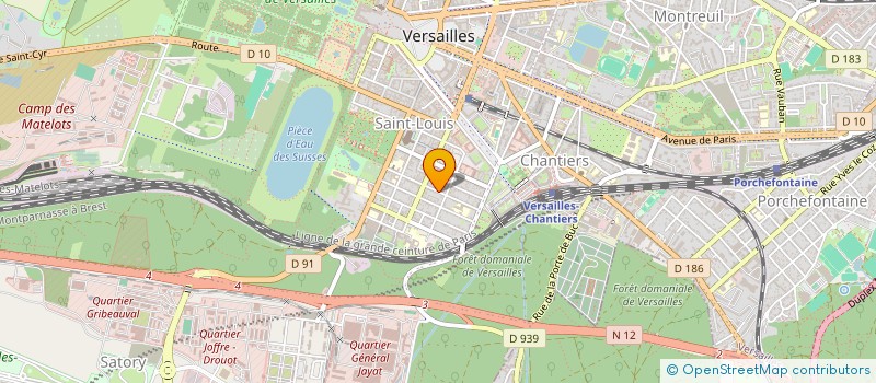 localisation de l'entreprise HELIOSEOS à VERSAILLES