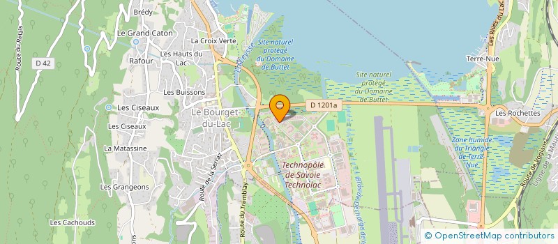 localisation de l'entreprise HELIOSLITE à LE BOURGET-DU-LAC
