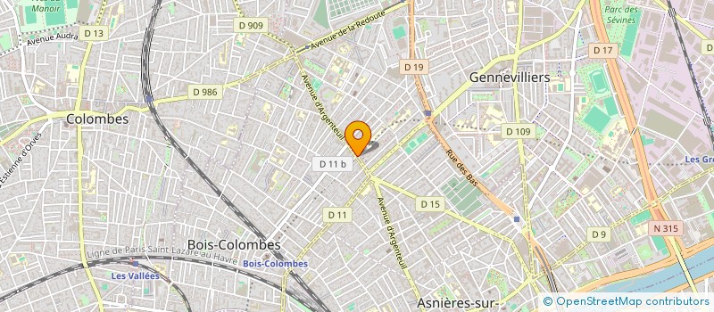 localisation de l'entreprise HELIOSMOSE  ASNIERES-SUR-SEINE