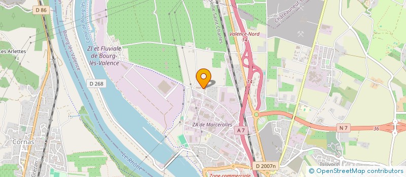 localisation de l'entreprise HELIOSPORT à BOURG-LES-VALENCE