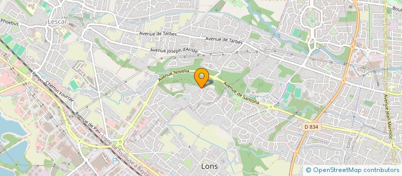 localisation de l'entreprise HELIOSTOCK  LESCAR