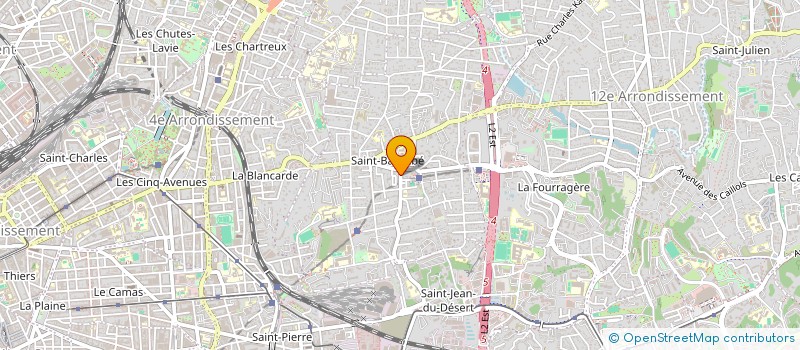 localisation de l'entreprise HELIOSUD à MARSEILLE