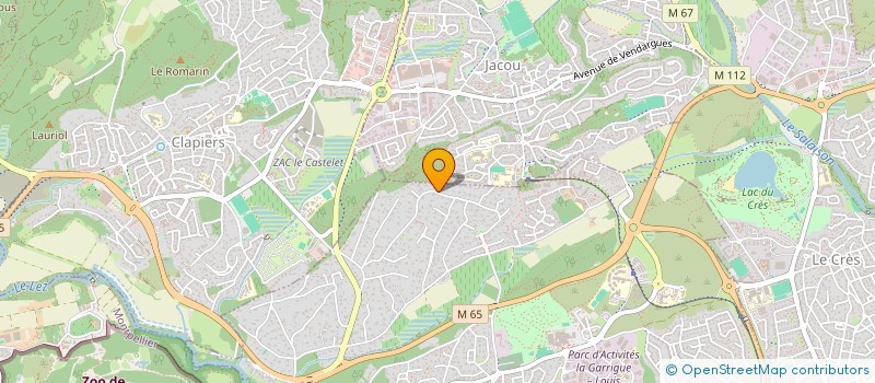localisation de l'entreprise HELIOSUD à CASTELNAU-LE-LEZ
