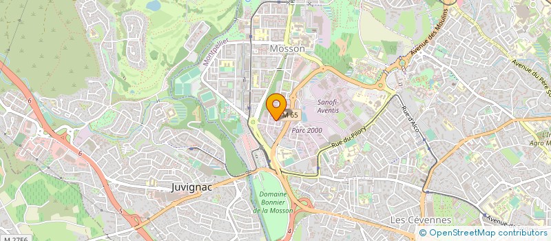 localisation de l'entreprise HELIOSUN - CONCEPT à MONTPELLIER