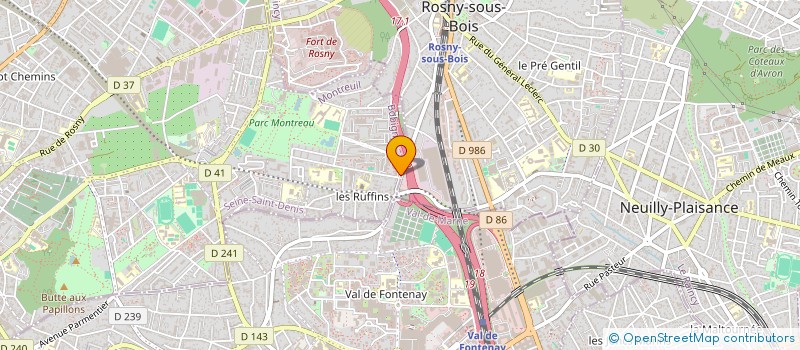 localisation de l'entreprise HELIOSUN CONCEPT PARIS à MONTREUIL