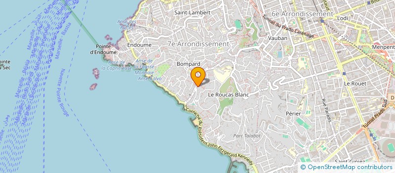 localisation de l'entreprise HELIOTECHNIQUE MEDITERRANEE à MARSEILLE