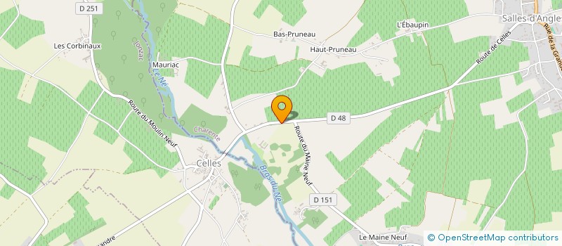 localisation de l'entreprise HELIOTROP  SALLES-D'ANGLES