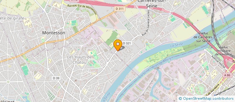 localisation de l'entreprise HELIOTROPE à CARRIERES-SUR-SEINE