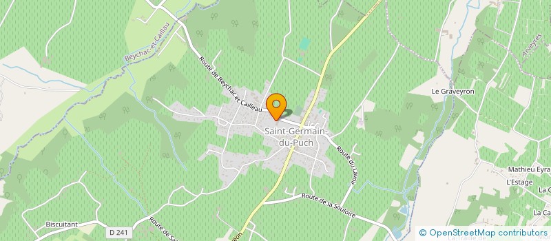 localisation de l'entreprise HELIOTROPE  SAINT-GERMAIN-DU-PUCH