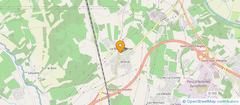 localisation de l'entreprise HELIOTROPE - IRIS SYSTEMES à FLEAC