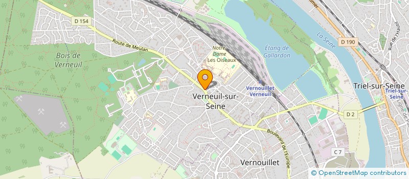 localisation de l'entreprise HELIOVA à VERNEUIL-SUR-SEINE