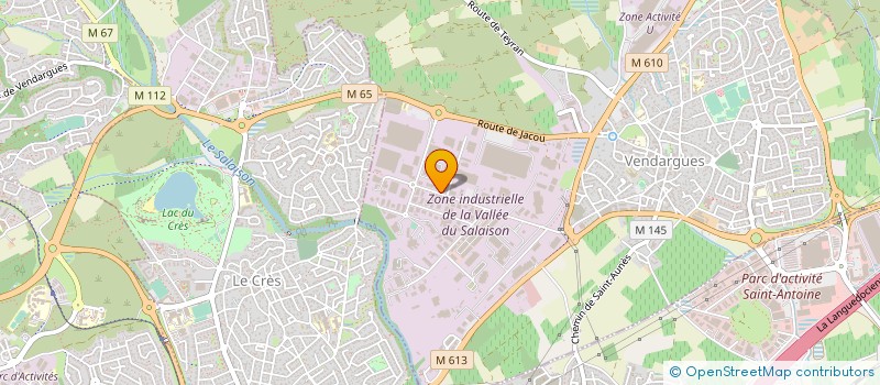 localisation de l'entreprise HELIOWATT CONSTRUCTION à VENDARGUES