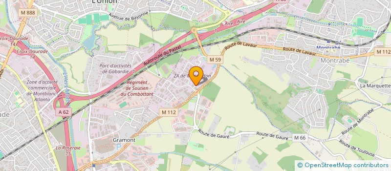 localisation de l'entreprise HELIOWATTS à L'UNION