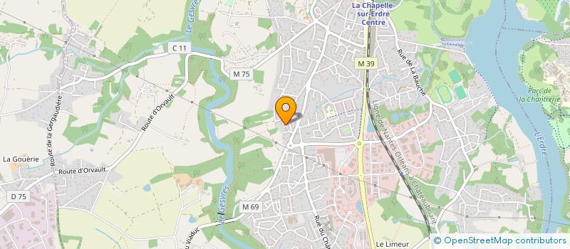 localisation de l'entreprise HELIOZE à LA CHAPELLE-SUR-ERDRE