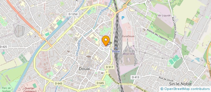 localisation de l'entreprise HELIPROTECTION à DOUAI