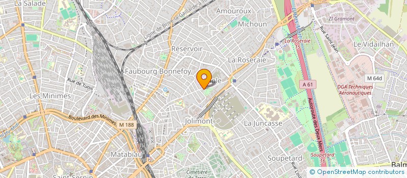 localisation de l'entreprise HELIS HYGIENE PROPRETE ET MULTISERVICES à TOULOUSE