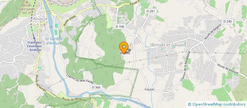 localisation de l'entreprise HELISA  BOISSET-ET-GAUJAC