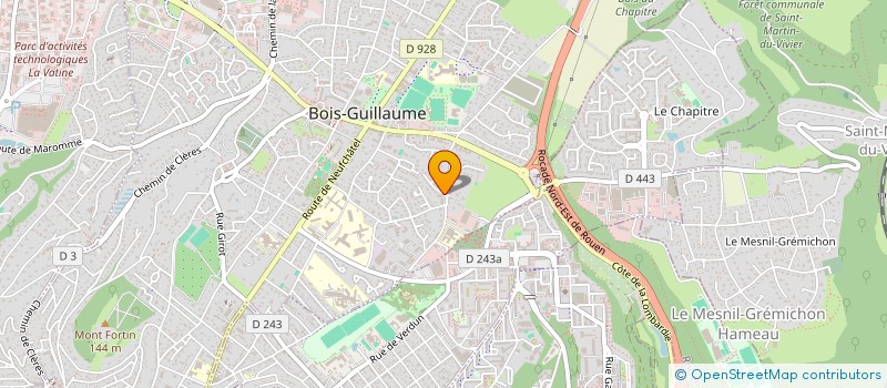 localisation de l'entreprise HELISALAU à BOIS-GUILLAUME