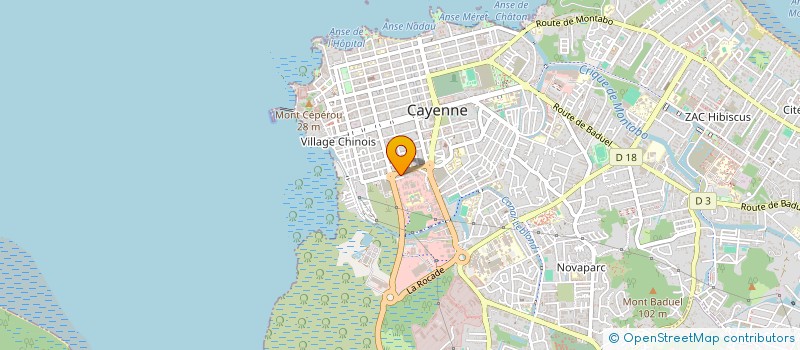 localisation de l'entreprise HELISPACE-ALU à CAYENNE