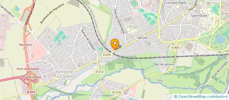 localisation de l'entreprise HELITAS à CAEN