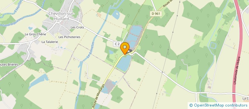 localisation de l'entreprise HELITE à CHEVILLON-SUR-HUILLARD