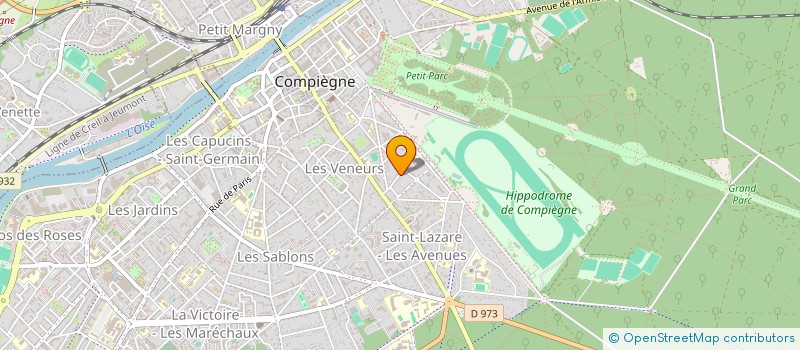 localisation de l'entreprise HELIUM à COMPIEGNE