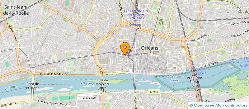 localisation de l'entreprise HELIUM 4 à ORLEANS