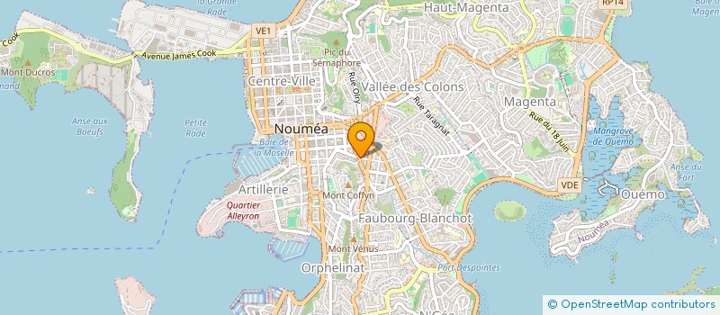 localisation de l'entreprise HELIUM  NOUMEA