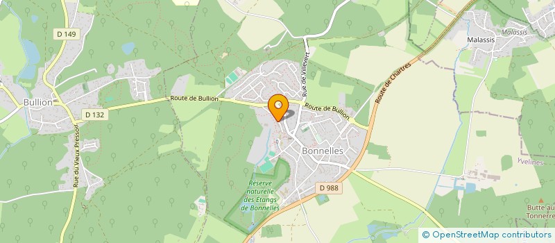 localisation de l'entreprise HELIUM, ACTIONS ARTISTIQUES DANS LA VALLEE DE CHEVREUSE à BONNELLES