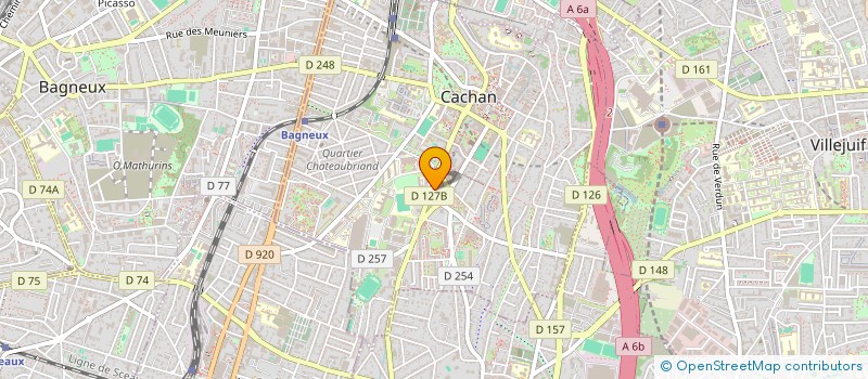 localisation de l'entreprise HELIUM CONSULT  CACHAN