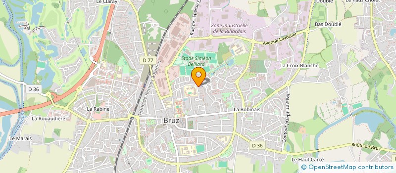 localisation de l'entreprise HELIUM OFFICE  BRUZ