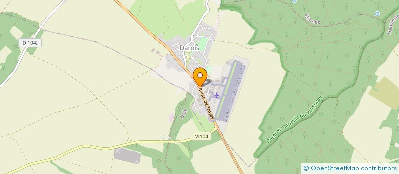 localisation de l'entreprise HELIWING à DAROIS