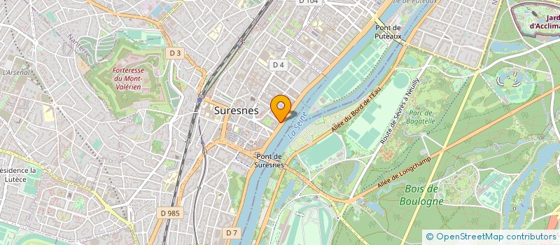 localisation de l'entreprise HELIX à SURESNES