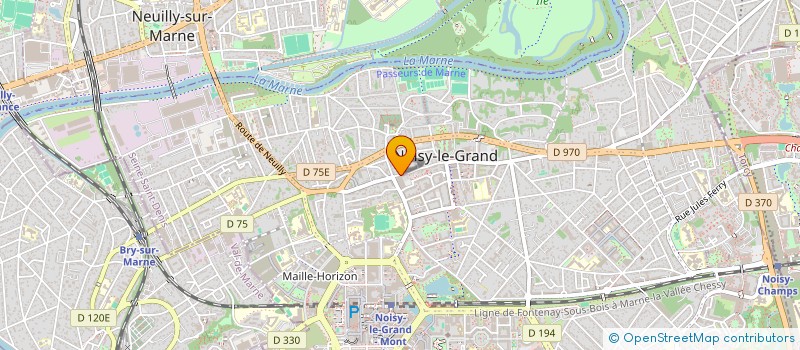 localisation de l'entreprise HELIX  NOISY-LE-GRAND