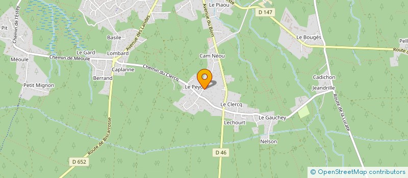 localisation de l'entreprise HELIX à SANGUINET