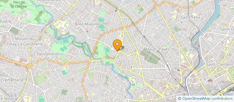 localisation de l'entreprise HELIX INVEST  NANTES