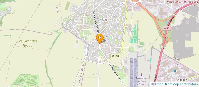 localisation de l'entreprise HELIX LOCATION  CORBAS