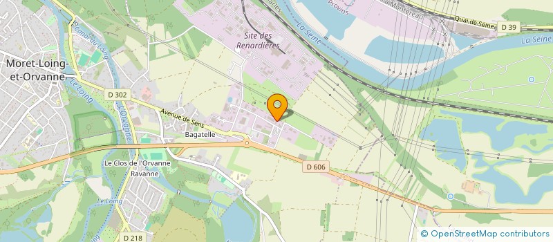 localisation de l'entreprise HELIXCOPTER  MORET-LOING-ET-ORVANNE