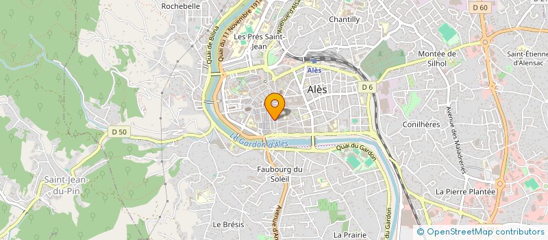 localisation de l'entreprise HELIXX à ALES
