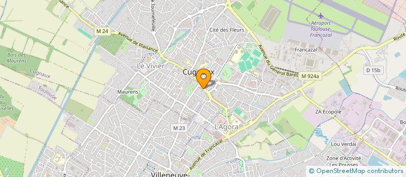 localisation de l'entreprise HELJB  CUGNAUX