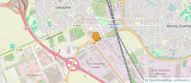 localisation de l'entreprise HELJI COMMUNICATION à MOISSY-CRAMAYEL