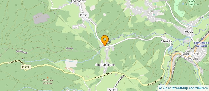 localisation de l'entreprise HELL'S AS POKER  SAULXURES