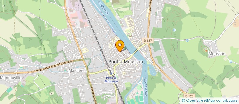 localisation de l'entreprise HELLAL SOLIHA ET KAZCI MEMET à PONT-A-MOUSSON