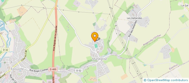 localisation de l'entreprise HELLANDES FOOTBALL CLUB  MANEGLISE