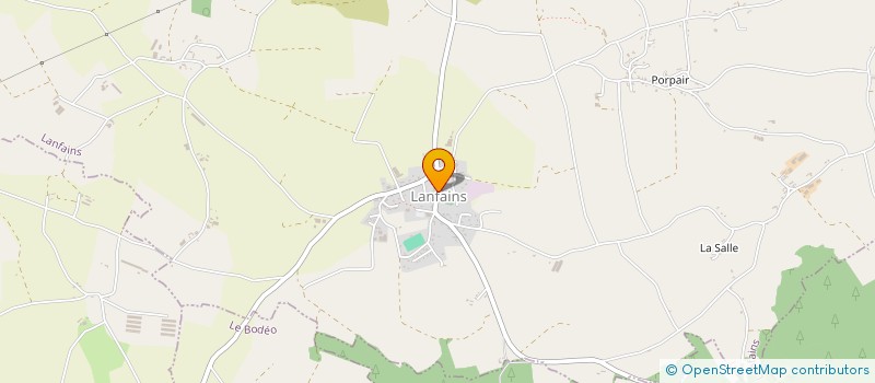 localisation de l'entreprise HELLARD & FILS  LANFAINS