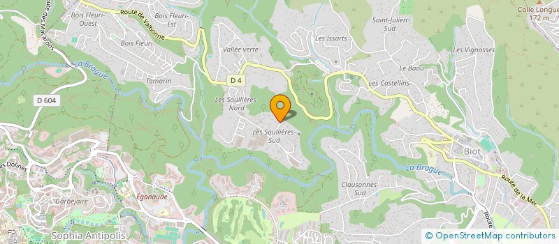 localisation de l'entreprise HELLAU  BIOT