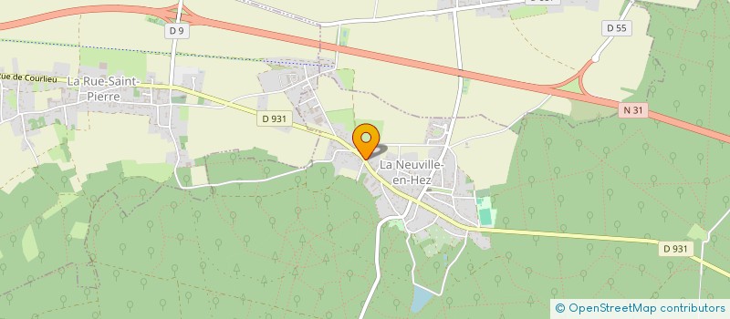 localisation de l'entreprise HELLAU  LA NEUVILLE-EN-HEZ
