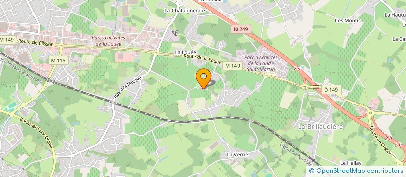 localisation de l'entreprise HELLCOM  VERTOU