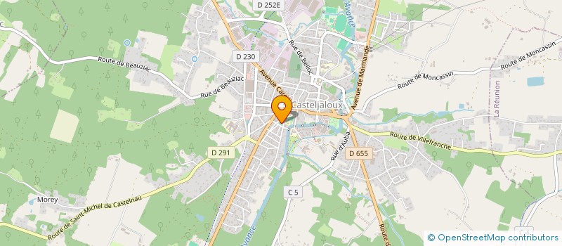 localisation de l'entreprise HELLEA  CASTELJALOUX