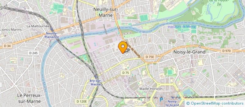 localisation de l'entreprise HELLEBORE  NOISY-LE-GRAND